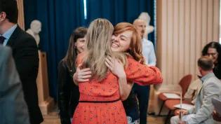 Access Programme students celebrating