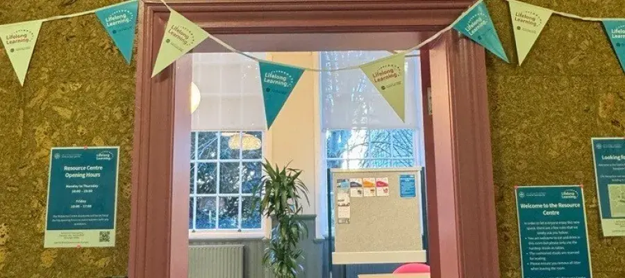 Entrance to Resource Centre 