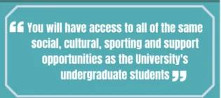 quote about clubs and societies access within the University