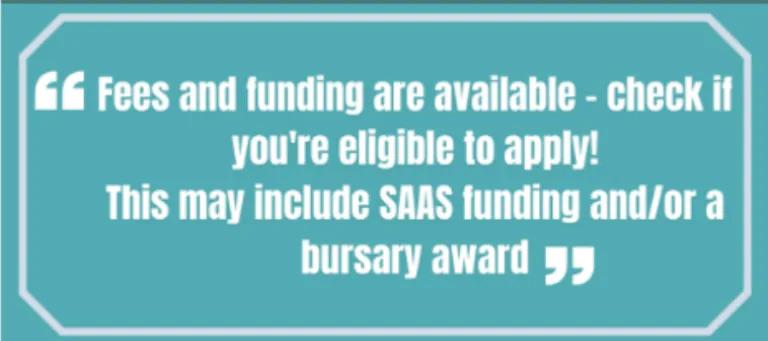 quote about funding being available for the Access Programme
