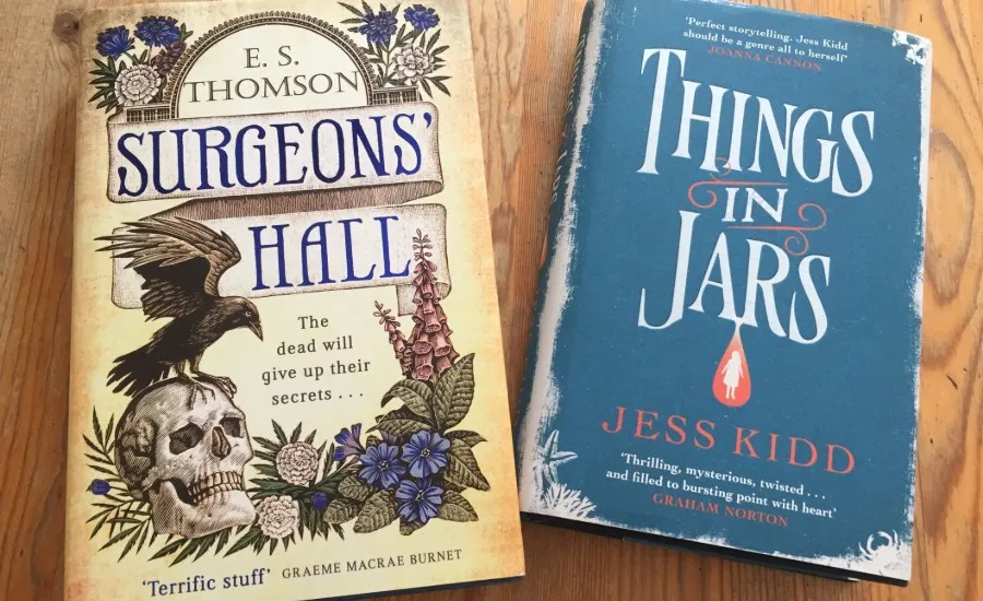 A photo of two books from the Under The Knife event at the Edinburgh International Book Festival 