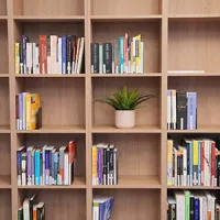 Books on shelves in Resource Centre