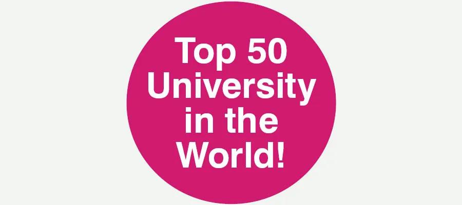 Top 50 university in the world