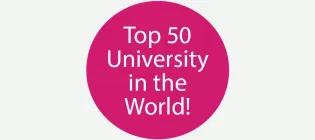 Top 50 university roundel