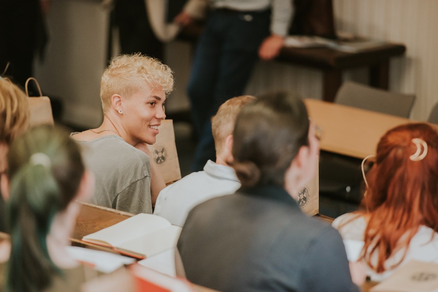 Access students in a classroom